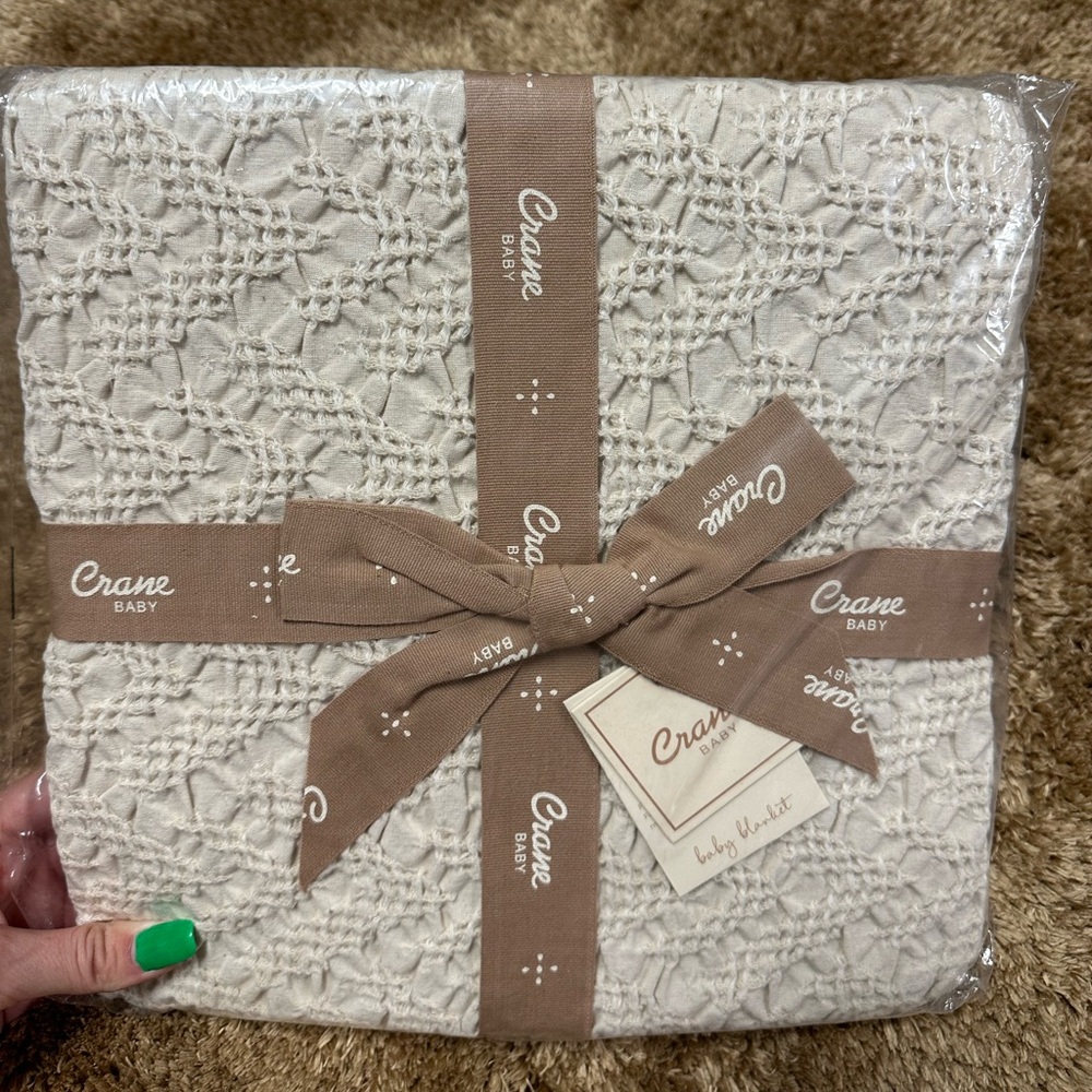 Cream Knit Blanket